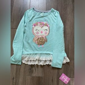 Girls long sleeve top size 7-8